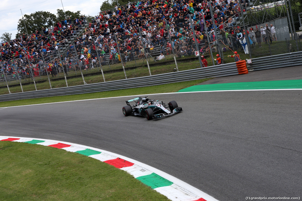 GP ITALIA, 01.09.2018 - Qualifiche, Lewis Hamilton (GBR) Mercedes AMG F1 W09