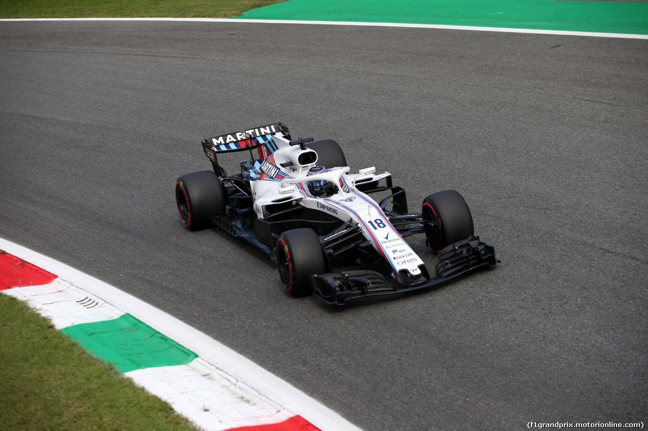 GP ITALIA, 01.09.2018 - Qualifiche, Lance Stroll (CDN) Williams FW41