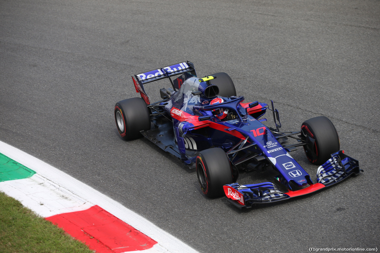 GP ITALIA, 01.09.2018 - Qualifiche, Pierre Gasly (FRA) Scuderia Toro Rosso STR13