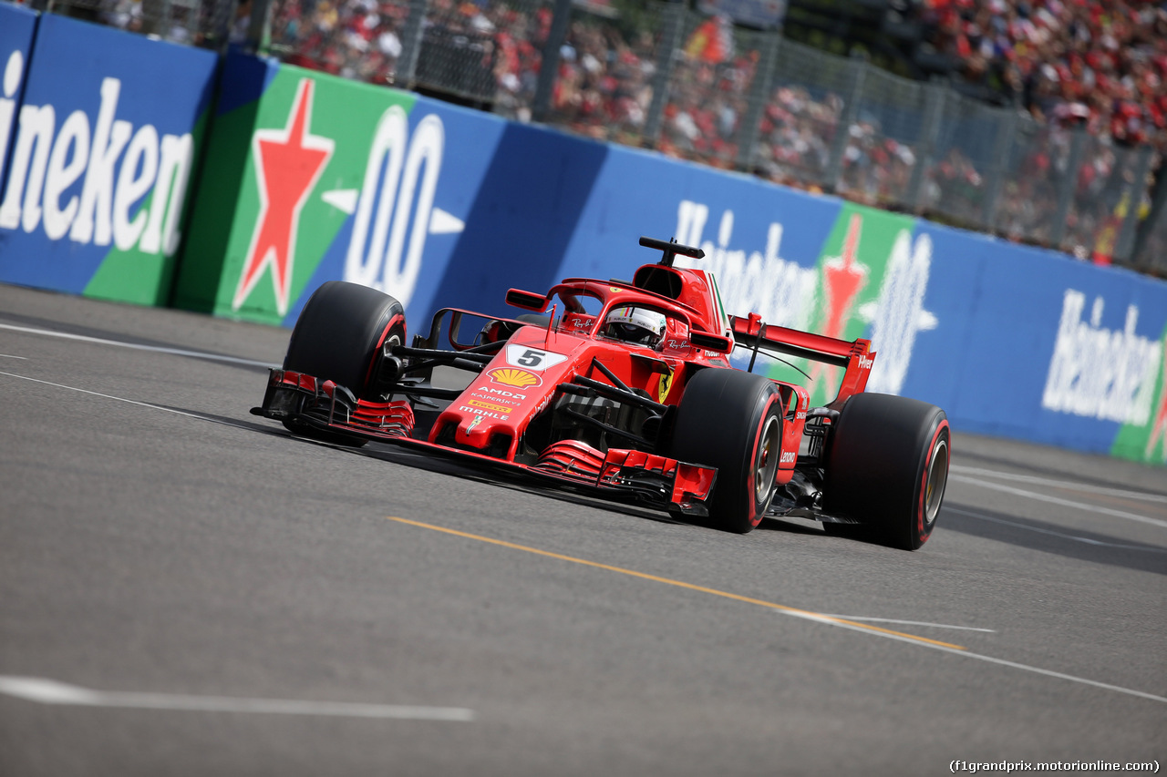 GP ITALIA, 01.09.2018 - Qualifiche, Sebastian Vettel (GER) Ferrari SF71H
