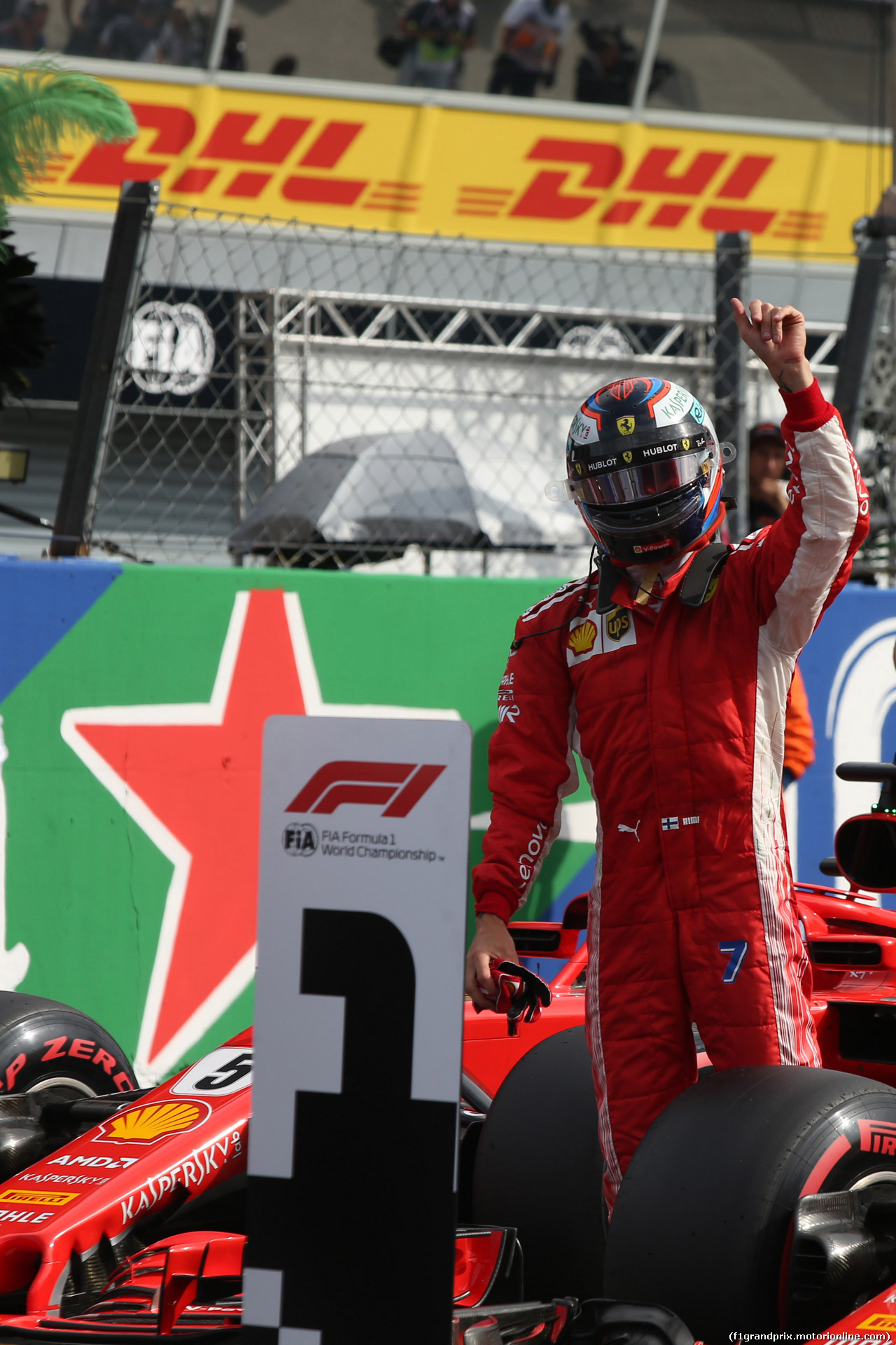 GP ITALIA, 01.09.2018 - Qualifiche, Kimi Raikkonen (FIN) Ferrari SF71H pole position