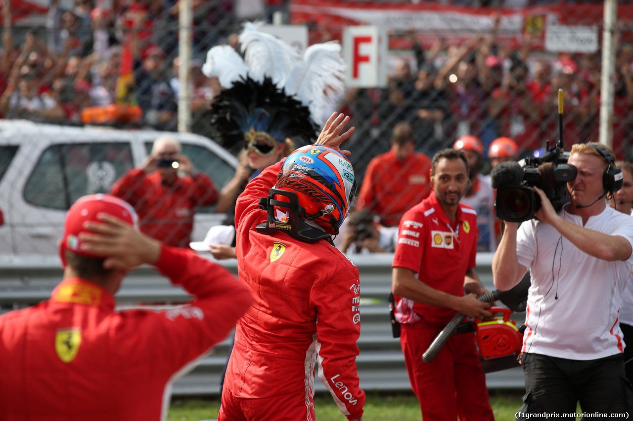 GP ITALIA, 01.09.2018 - Qualifiche, Kimi Raikkonen (FIN) Ferrari SF71H pole position