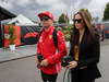 GP ITALIA, 01.09.2018 - Kimi Raikkonen (FIN) Ferrari SF71H e sua moglie Minttu Raikkonen