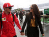 GP ITALIA, 01.09.2018 - Kimi Raikkonen (FIN) Ferrari SF71H e sua moglie Minttu Raikkonen