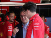 GP ITALIA, 01.09.2018 - Free Practice 3, Stefano Domenicali (ITA) e Mattia Binotto (ITA) Chief Technical Officer, Ferrari