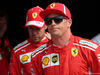 GP ITALIA, 01.09.2018 - Qualifiche, Kimi Raikkonen (FIN) Ferrari SF71H pole position e 2nd place Sebastian Vettel (GER) Ferrari SF71H