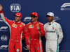 GP ITALIA, 01.09.2018 - Qualifiche, 2nd place Sebastian Vettel (GER) Ferrari SF71H, Kimi Raikkonen (FIN) Ferrari SF71H pole position e 3rd place Lewis Hamilton (GBR) Mercedes AMG F1 W09