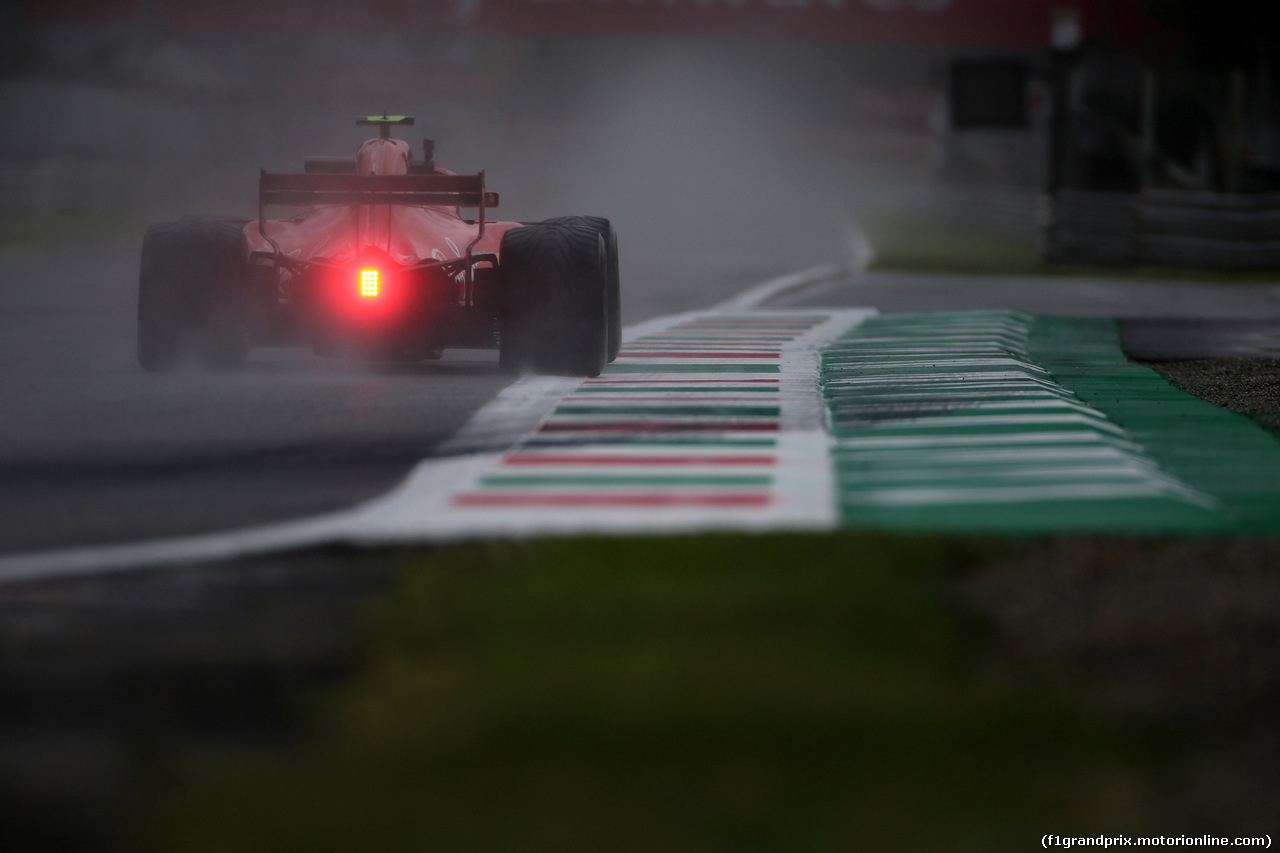 GP ITALIA, 31.08.2018 - Prove Libere 1, Kimi Raikkonen (FIN) Ferrari SF71H