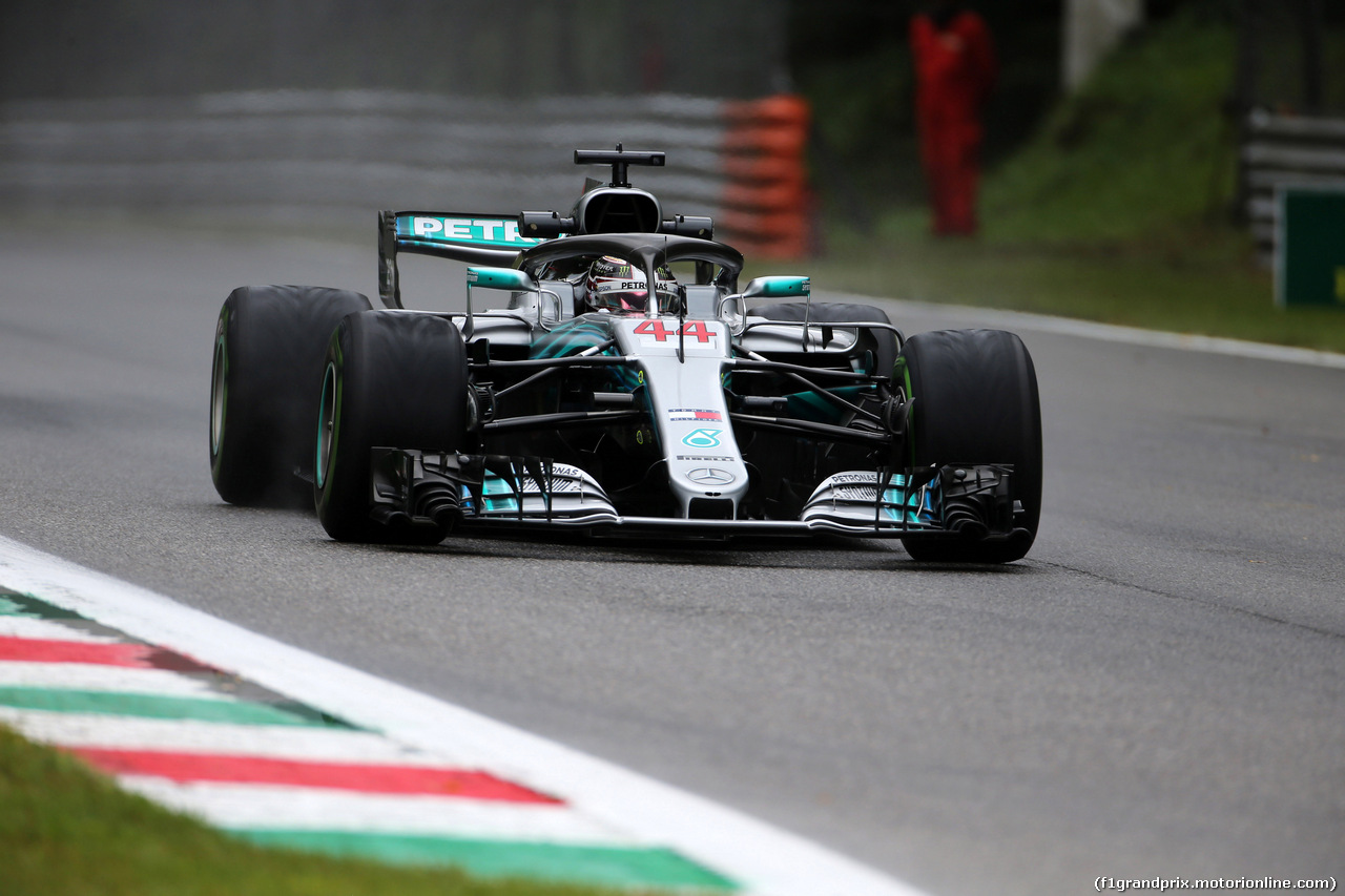 GP ITALIA, 31.08.2018 - Prove Libere 1, Lewis Hamilton (GBR) Mercedes AMG F1 W09