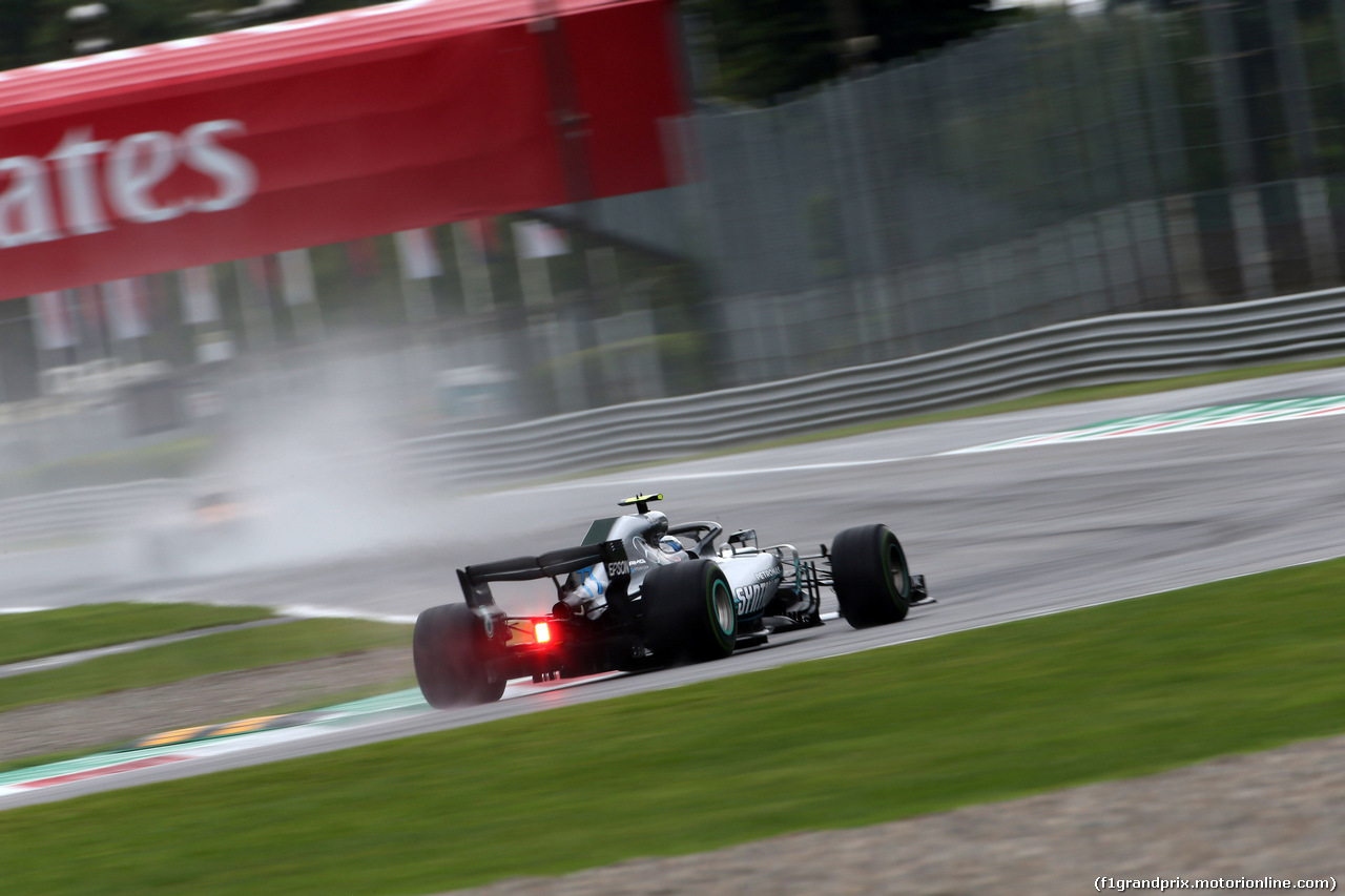 GP ITALIA, 31.08.2018 - Prove Libere 1, Valtteri Bottas (FIN) Mercedes AMG F1 W09