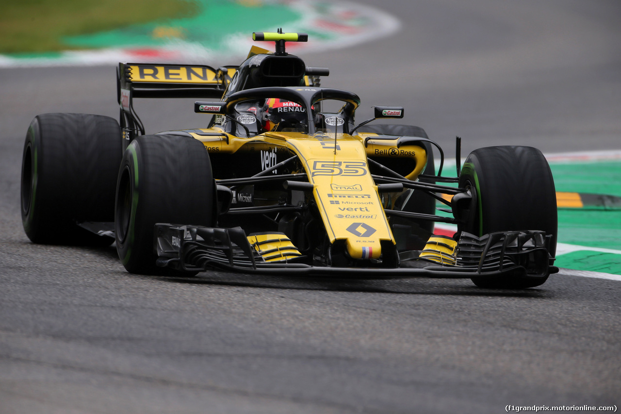 GP ITALIA, 31.08.2018 - Prove Libere 1, Carlos Sainz Jr (ESP) Renault Sport F1 Team RS18