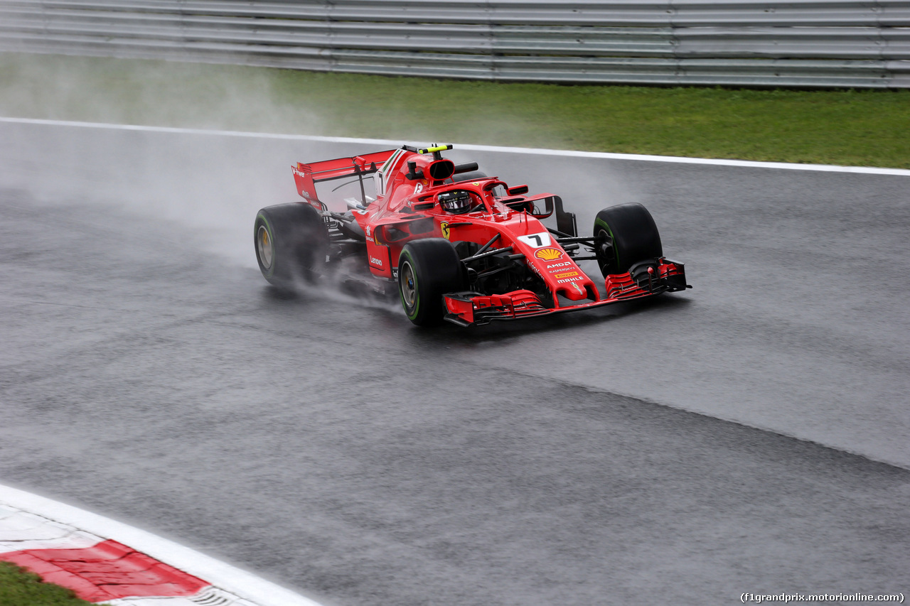 GP ITALIA, 31.08.2018 - Prove Libere 1, Kimi Raikkonen (FIN) Ferrari SF71H