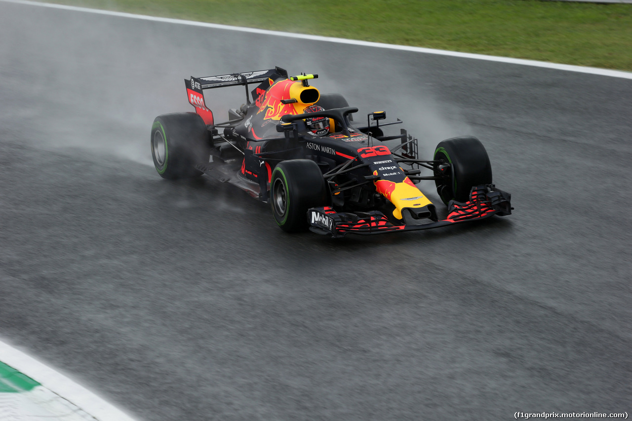 GP ITALIA, 31.08.2018 - Prove Libere 1, Max Verstappen (NED) Red Bull Racing RB14