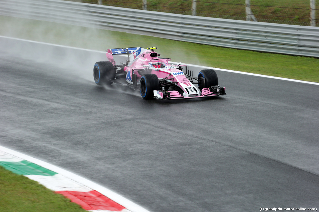 GP ITALIA, 31.08.2018 - Prove Libere 1, Esteban Ocon (FRA) Racing Point Force India F1 VJM11