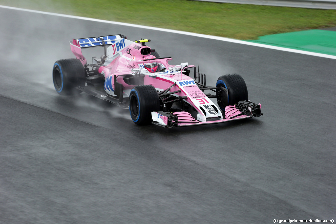 GP ITALIA, 31.08.2018 - Prove Libere 1, Esteban Ocon (FRA) Racing Point Force India F1 VJM11
