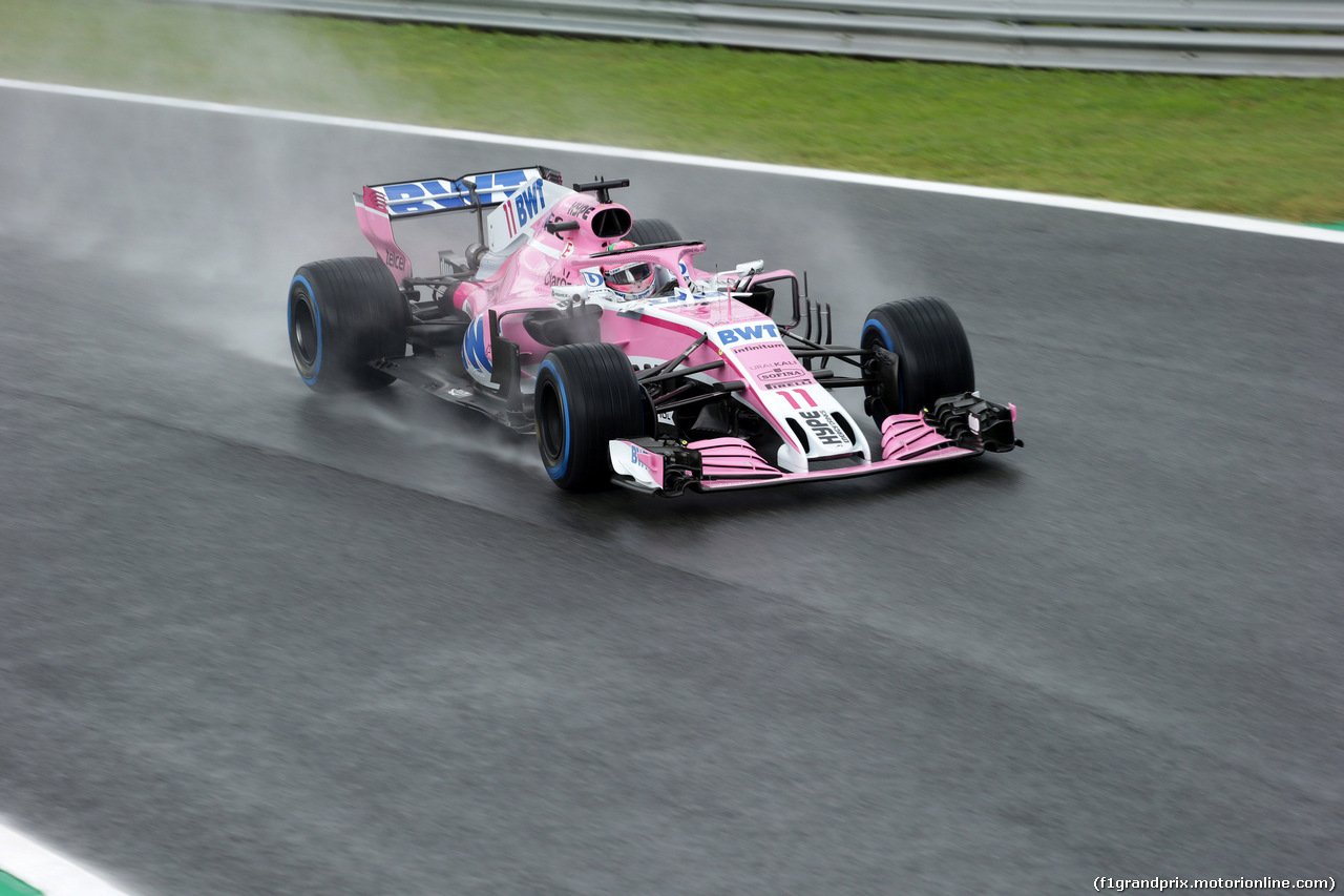 GP ITALIA, 31.08.2018 - Prove Libere 1, Sergio Perez (MEX) Racing Point Force India F1 VJM11