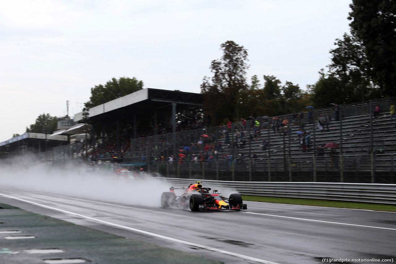 GP ITALIA, 31.08.2018 - Prove Libere 1, Max Verstappen (NED) Red Bull Racing RB14