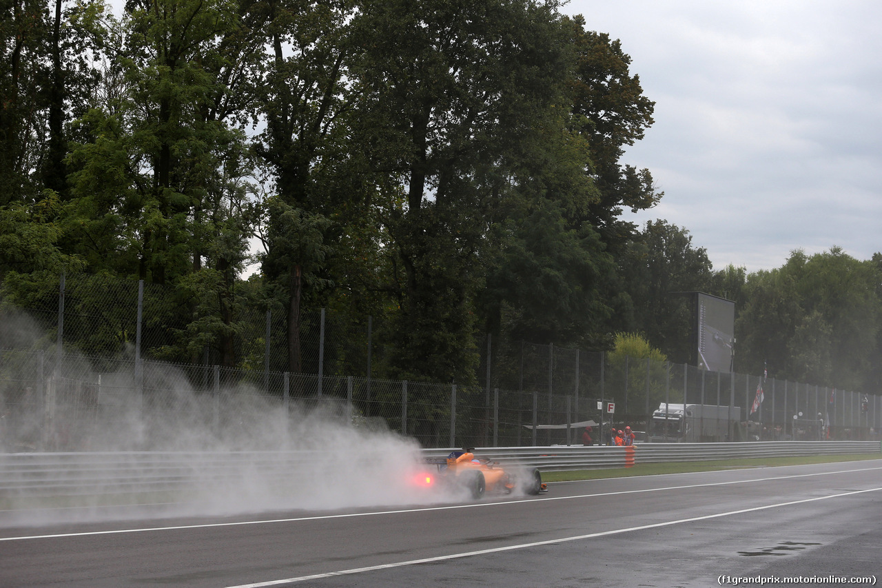 GP ITALIA, 31.08.2018 - Prove Libere 1, Fernando Alonso (ESP) McLaren MCL33