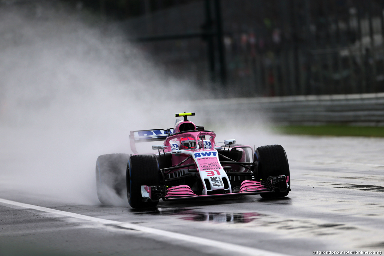 GP ITALIA, 31.08.2018 - Prove Libere 1, Esteban Ocon (FRA) Racing Point Force India F1 VJM11