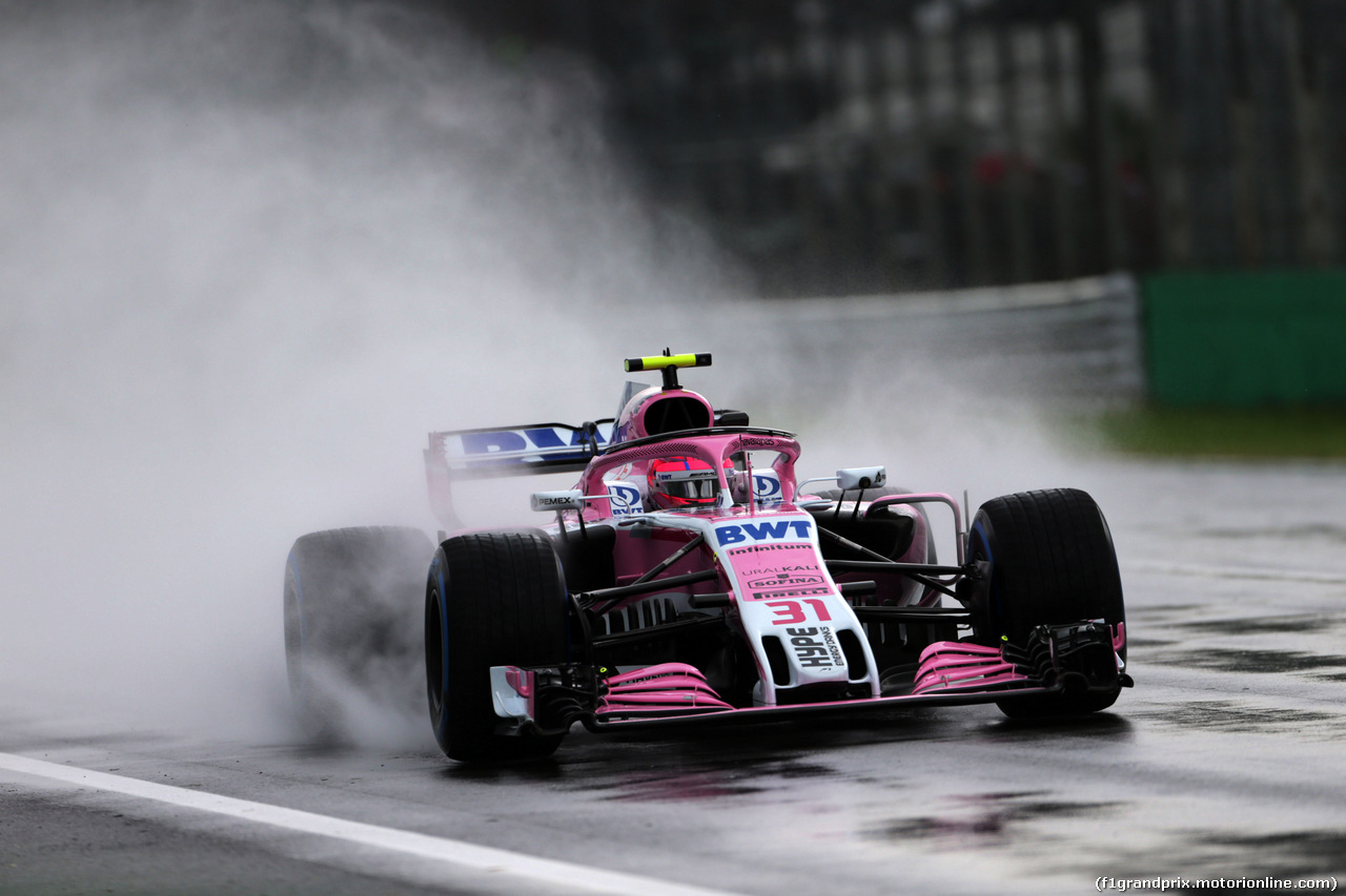 GP ITALIA, 31.08.2018 - Prove Libere 1, Esteban Ocon (FRA) Racing Point Force India F1 VJM11
