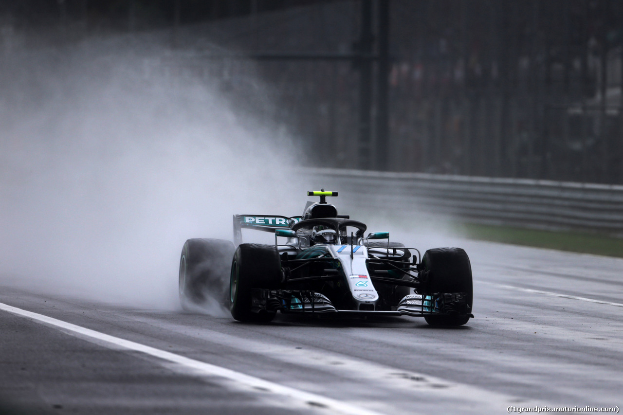 GP ITALIA, 31.08.2018 - Prove Libere 1, Valtteri Bottas (FIN) Mercedes AMG F1 W09
