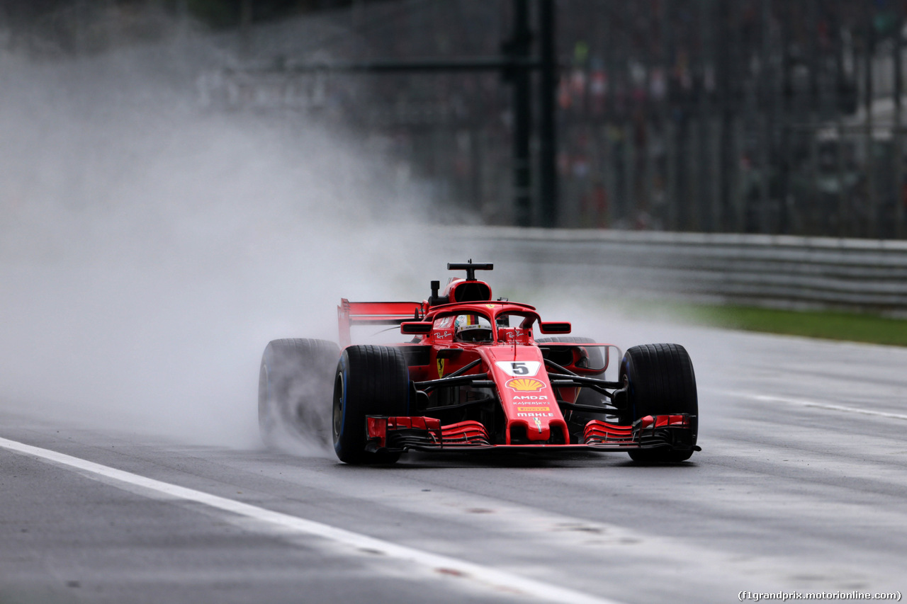 GP ITALIA, 31.08.2018 - Prove Libere 1, Sebastian Vettel (GER) Ferrari SF71H