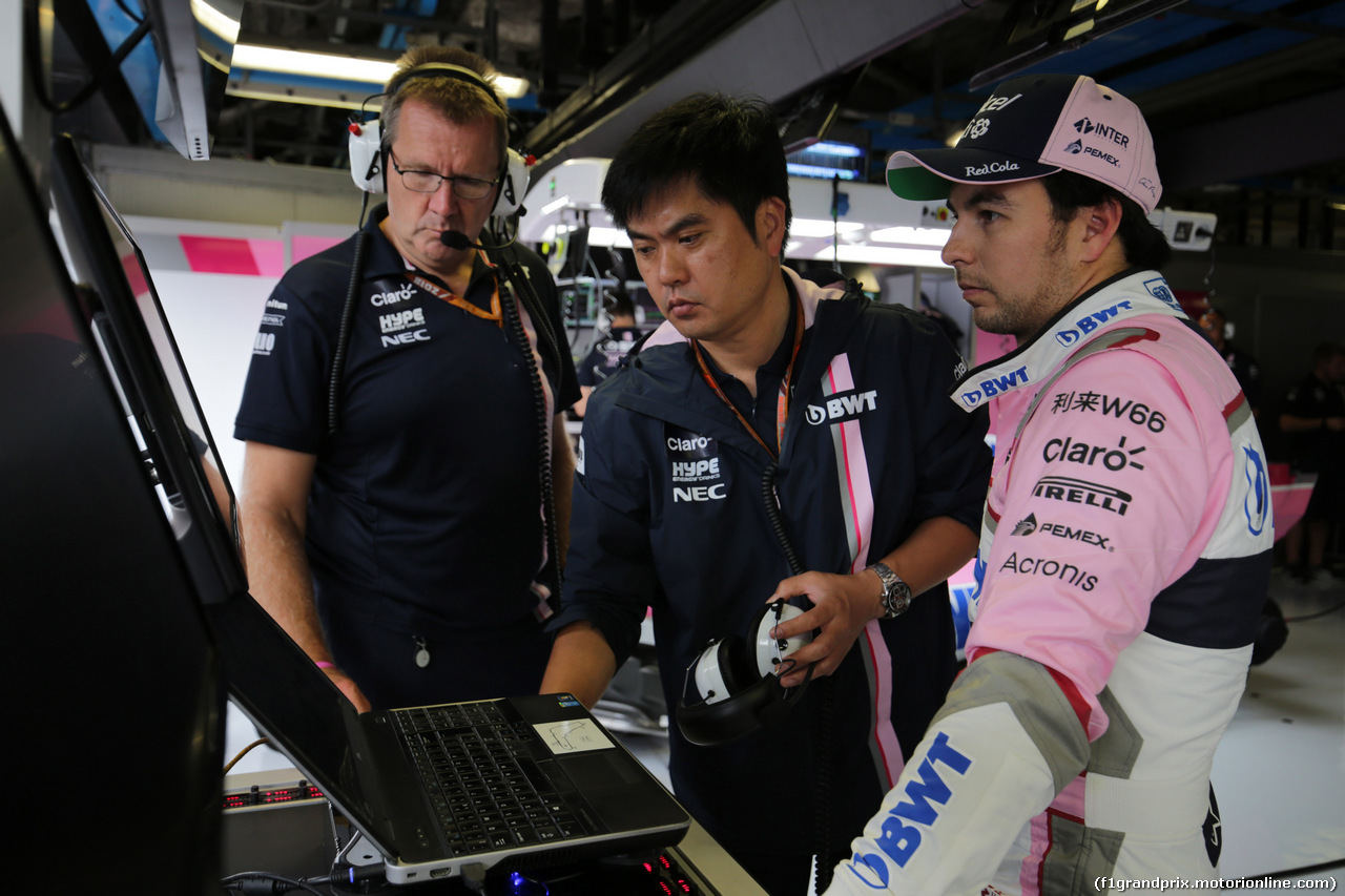 GP ITALIA, 31.08.2018 - Prove Libere 1, Sergio Perez (MEX) Racing Point Force India F1 VJM11