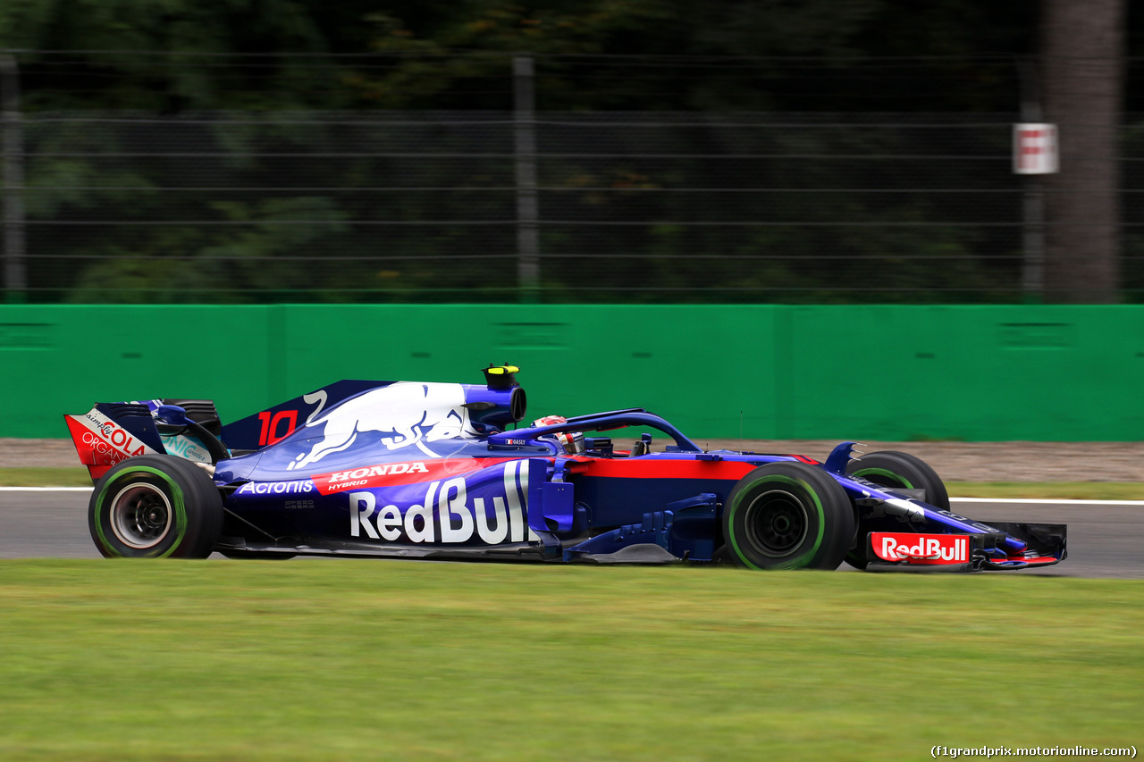 GP ITALIA, 31.08.2018 - Prove Libere 1, Brendon Hartley (NZL) Scuderia Toro Rosso STR13