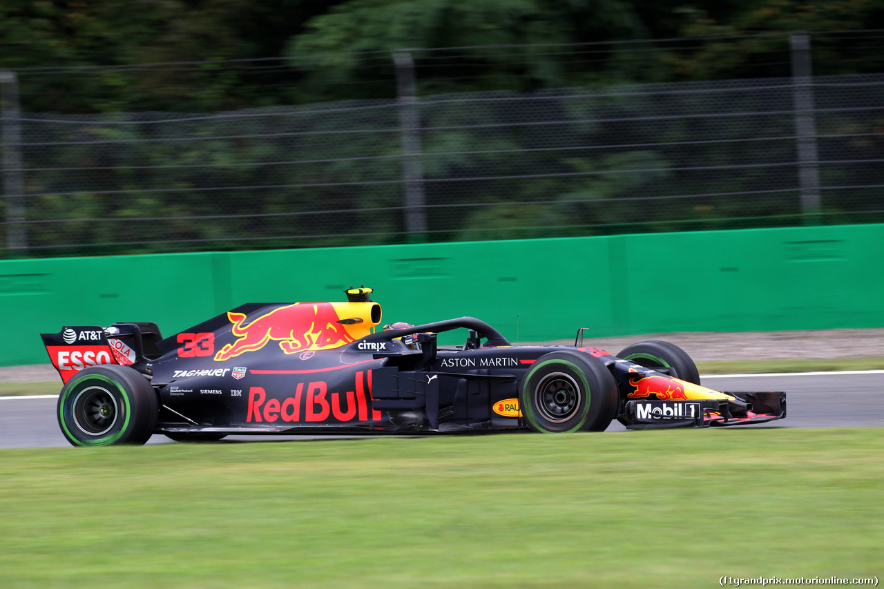 GP ITALIA, 31.08.2018 - Prove Libere 1, Max Verstappen (NED) Red Bull Racing RB14