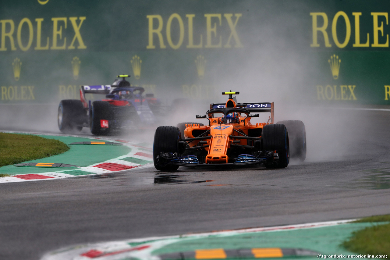 GP ITALIA, 31.08.2018 - Prove Libere 1, Lando Norris (GBR) McLaren MCL33, Test driver