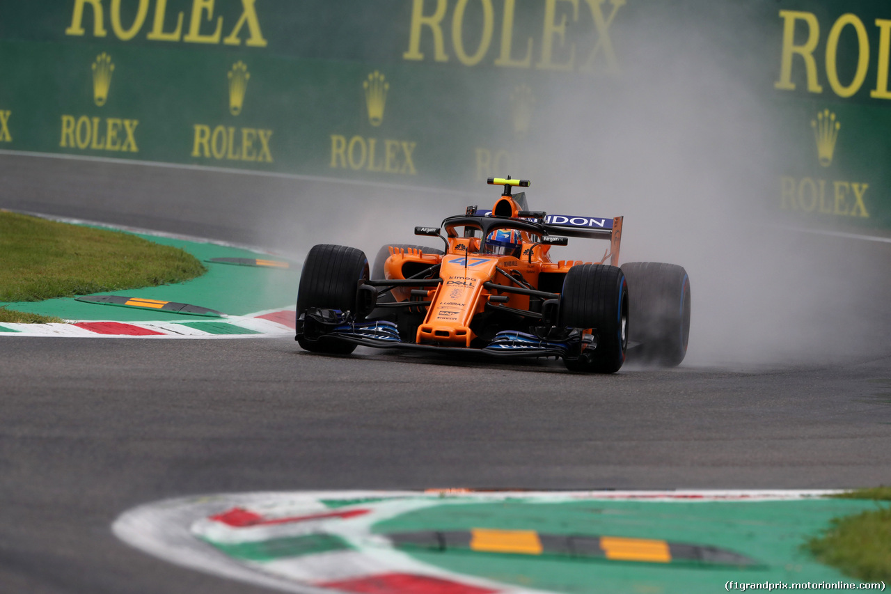 GP ITALIA, 31.08.2018 - Prove Libere 1, Lando Norris (GBR) McLaren MCL33, Test driver