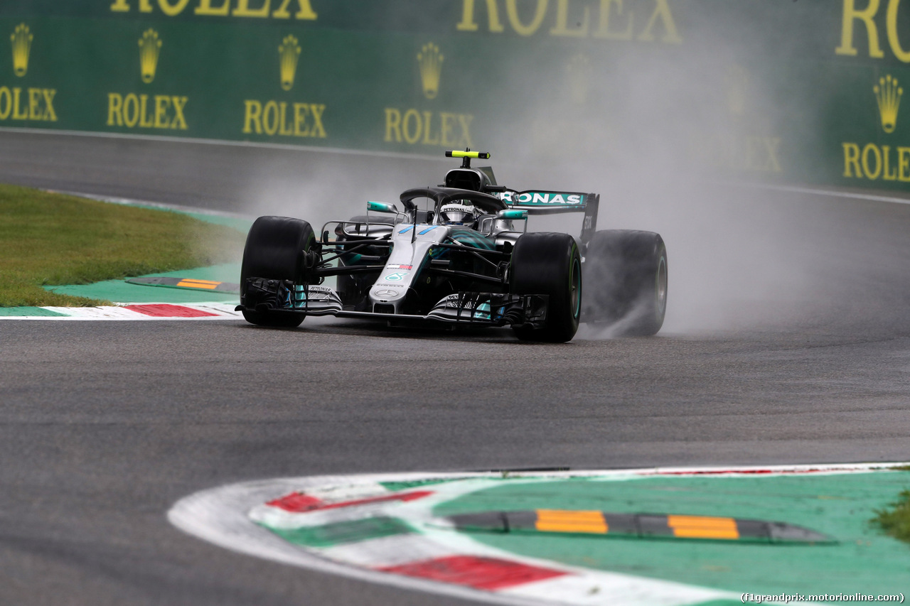 GP ITALIA, 31.08.2018 - Prove Libere 1, Valtteri Bottas (FIN) Mercedes AMG F1 W09