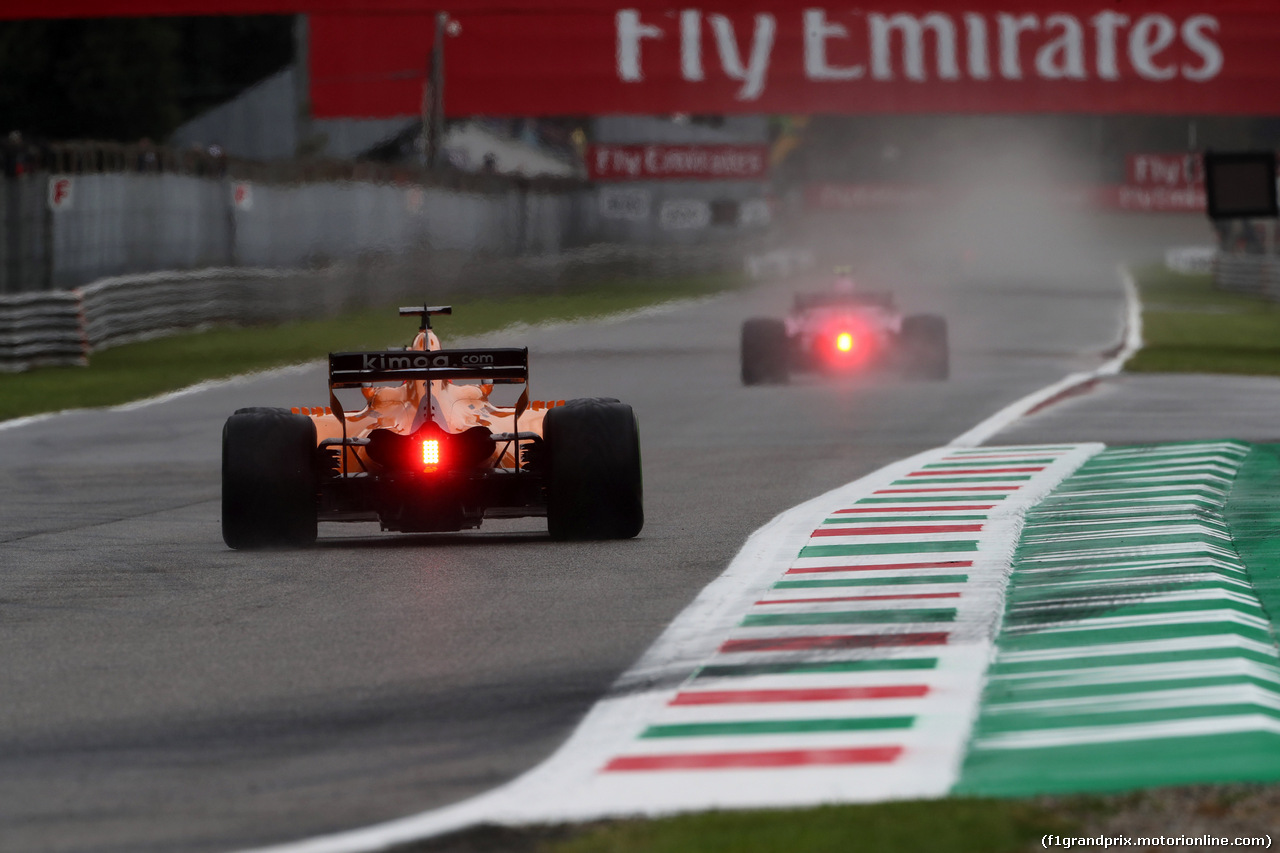 GP ITALIA, 31.08.2018 - Prove Libere 1, Fernando Alonso (ESP) McLaren MCL33