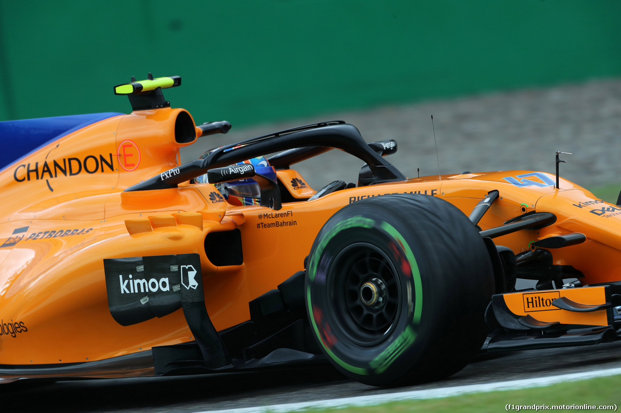 GP ITALIA, 31.08.2018 - Prove Libere 1, Lando Norris (GBR) McLaren MCL33, Test driver