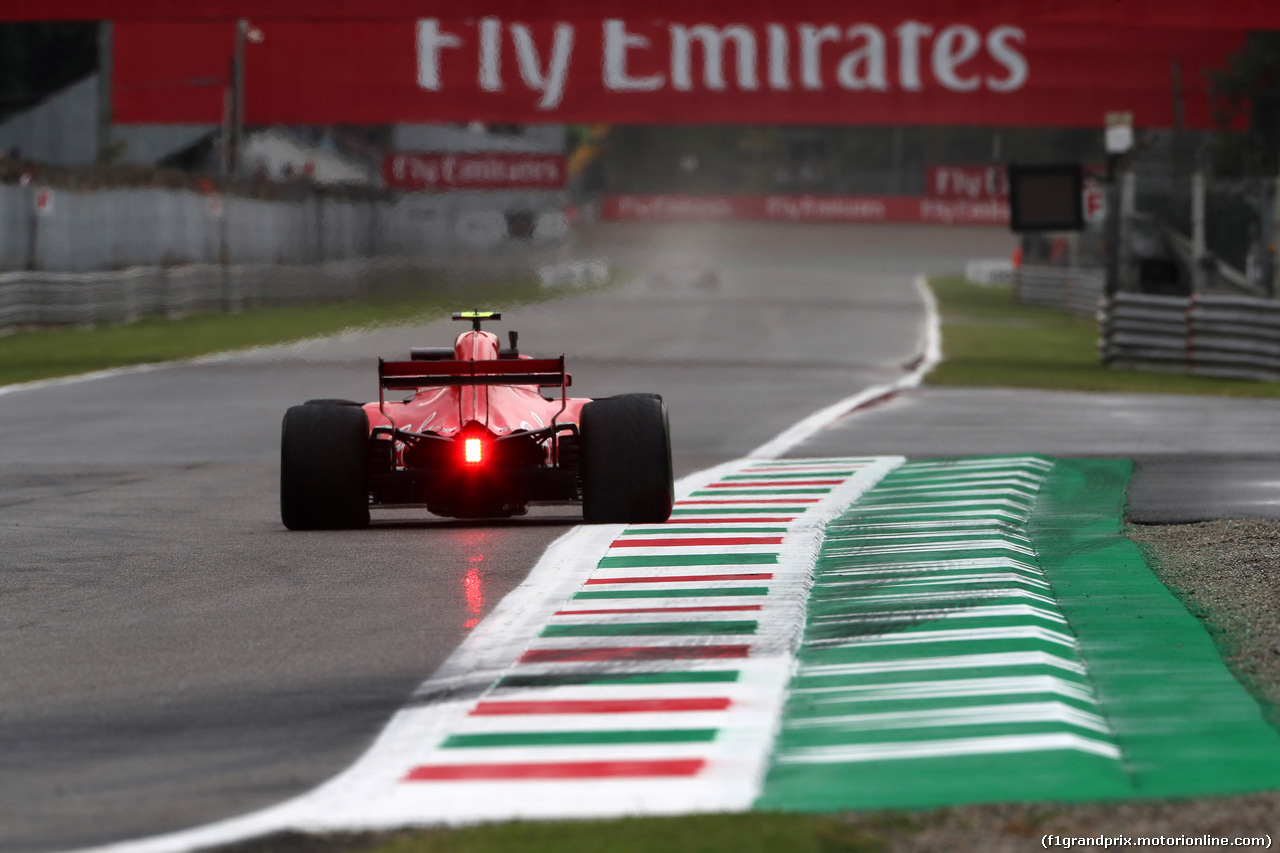 GP ITALIA, 31.08.2018 - Prove Libere 1, Kimi Raikkonen (FIN) Ferrari SF71H