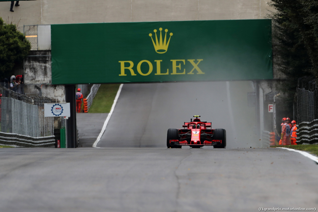 GP ITALIA, 31.08.2018 - Prove Libere 1, Kimi Raikkonen (FIN) Ferrari SF71H