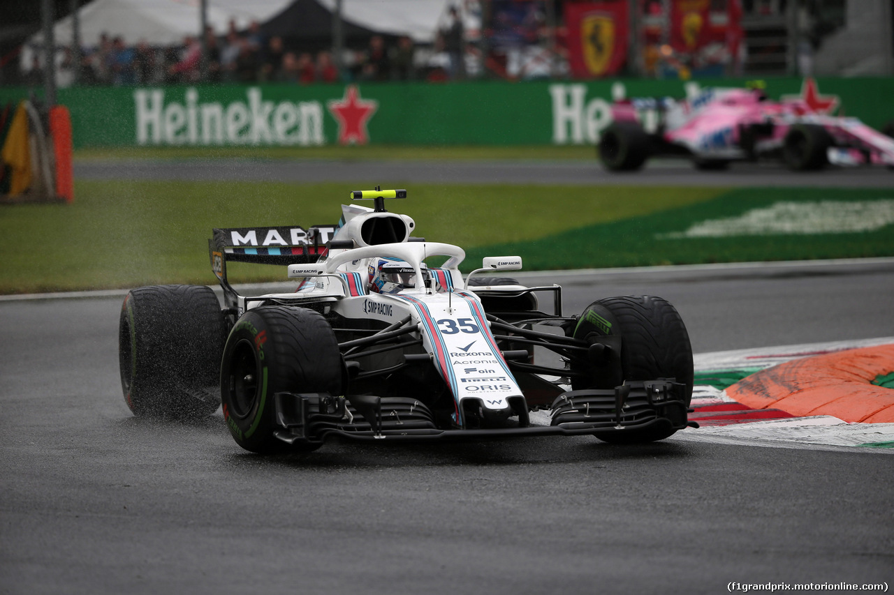 GP ITALIA, 31.08.2018 - Prove Libere 1, Sergey Sirotkin (RUS) Williams FW41