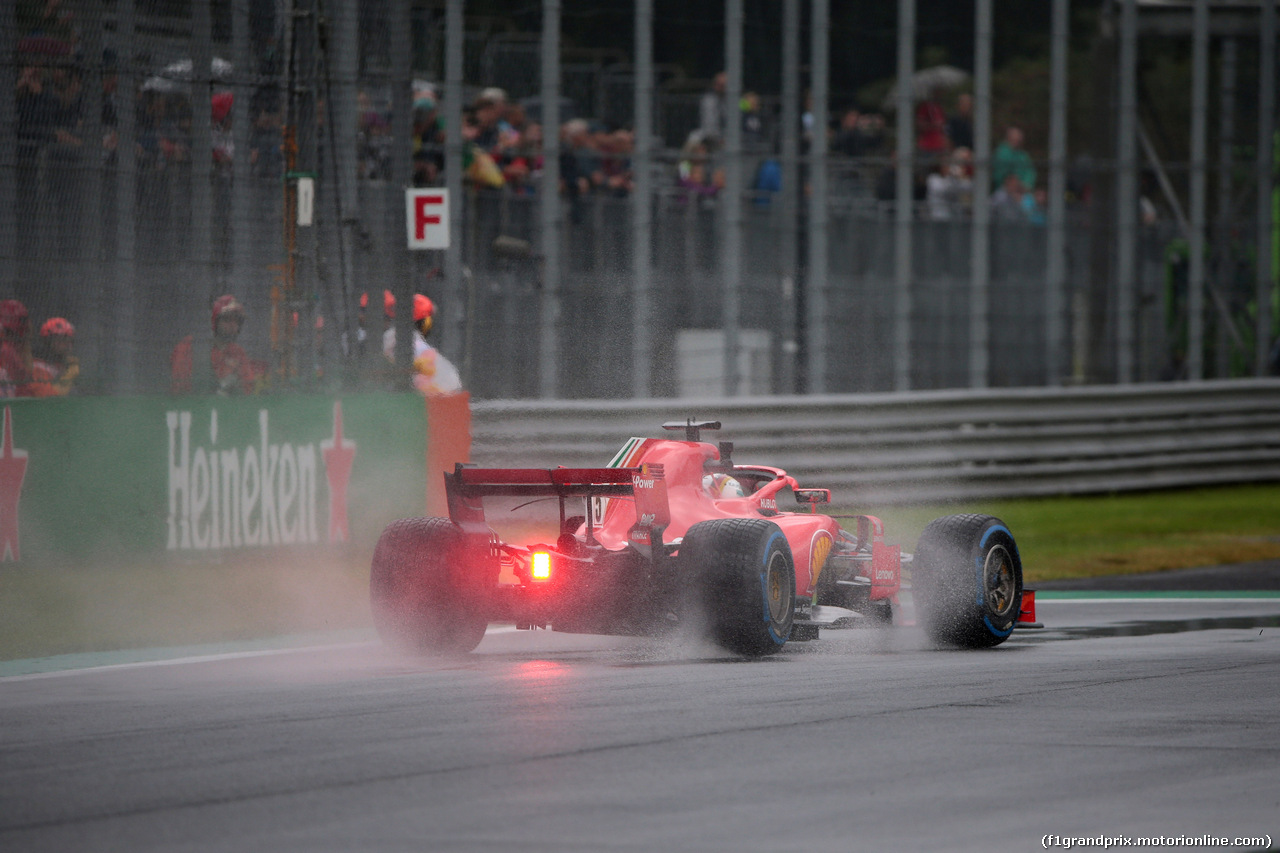 GP ITALIA, 31.08.2018 - Prove Libere 1, Sebastian Vettel (GER) Ferrari SF71H