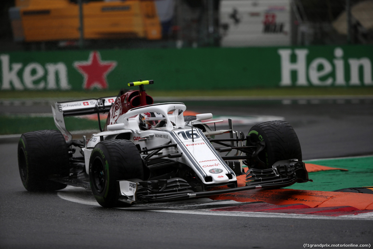 GP ITALIA, 31.08.2018 - Prove Libere 1, Charles Leclerc (MON) Sauber C37