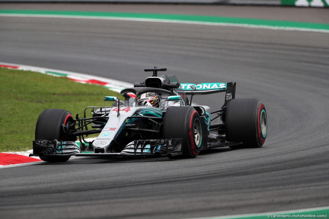 GP ITALIA, 31.08.2018 - Prove Libere 2, Lewis Hamilton (GBR) Mercedes AMG F1 W09