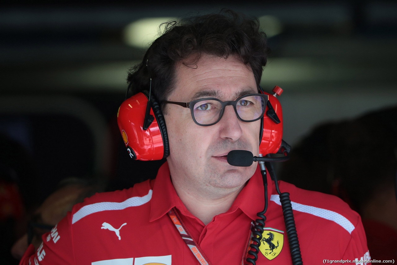 GP ITALIA, 31.08.2018 - Prove Libere 2, Mattia Binotto (ITA) Chief Technical Officer, Ferrari