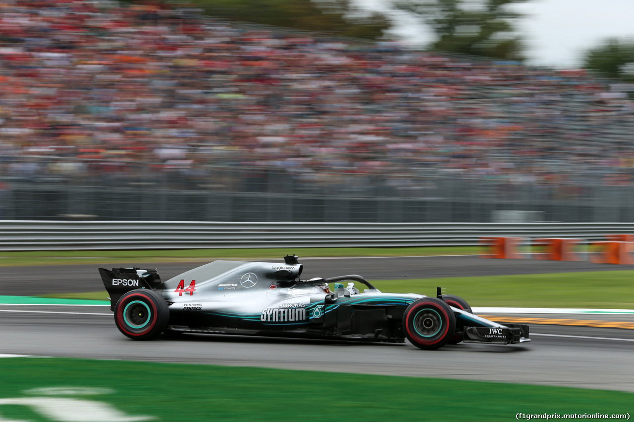 GP ITALIA, 31.08.2018 - Prove Libere 2, Lewis Hamilton (GBR) Mercedes AMG F1 W09