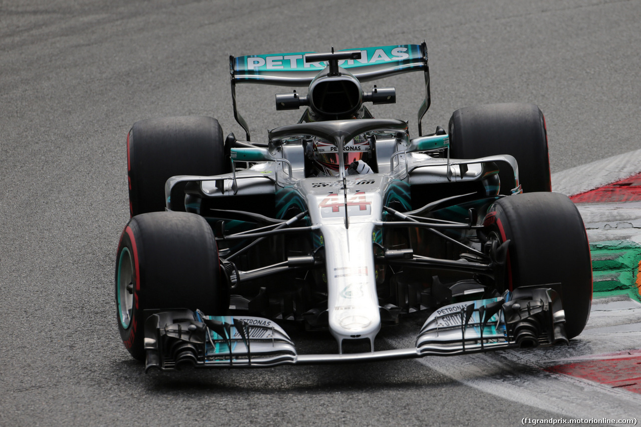 GP ITALIA, 31.08.2018 - Prove Libere 2, Lewis Hamilton (GBR) Mercedes AMG F1 W09