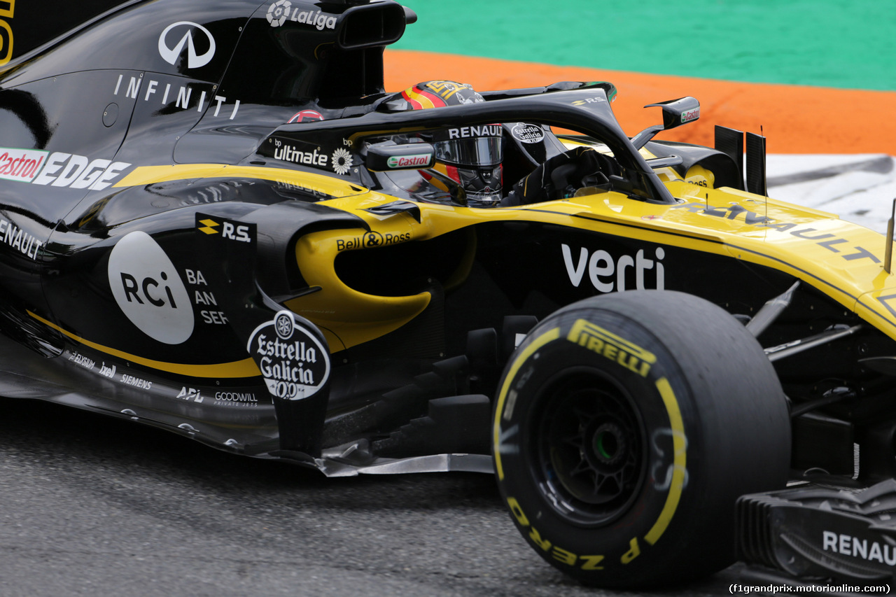 GP ITALIA, 31.08.2018 - Prove Libere 2, Nico Hulkenberg (GER) Renault Sport F1 Team RS18
