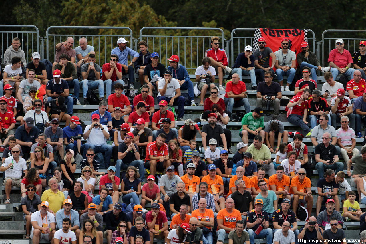 GP ITALIA, 31.08.2018 - Prove Libere 2, Fans