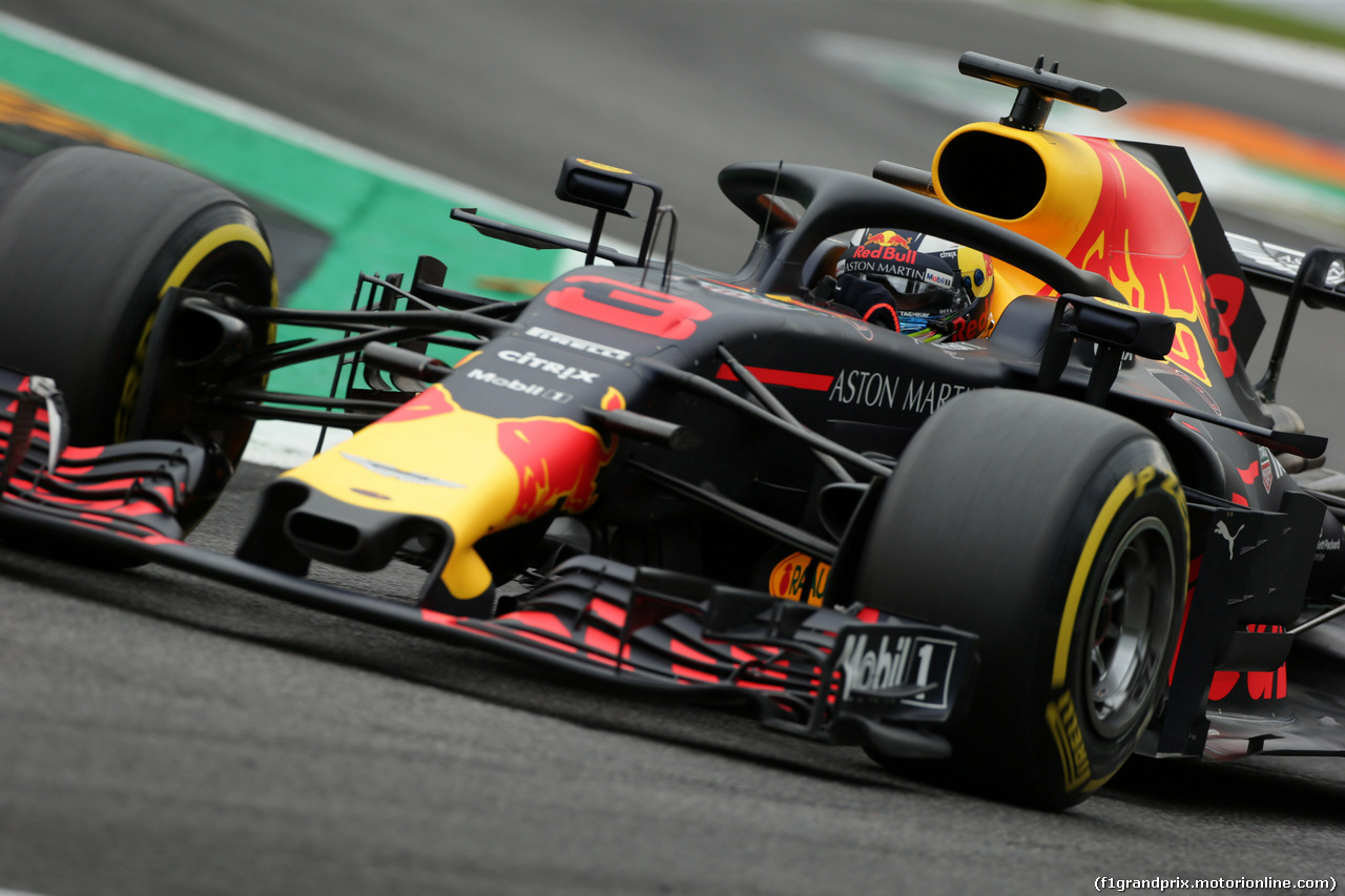 GP ITALIA, 31.08.2018 - Prove Libere 2, Daniel Ricciardo (AUS) Red Bull Racing RB14