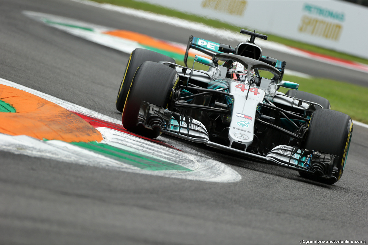 GP ITALIA, 31.08.2018 - Prove Libere 2, Lewis Hamilton (GBR) Mercedes AMG F1 W09