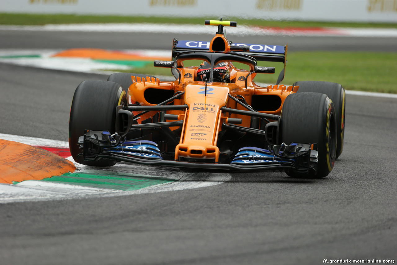 GP ITALIA, 31.08.2018 - Prove Libere 2, Stoffel Vandoorne (BEL) McLaren MCL33