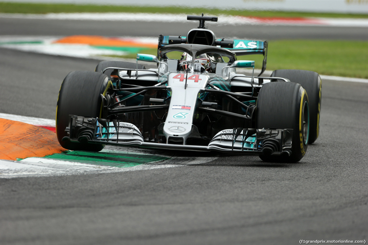 GP ITALIA, 31.08.2018 - Prove Libere 2, Lewis Hamilton (GBR) Mercedes AMG F1 W09