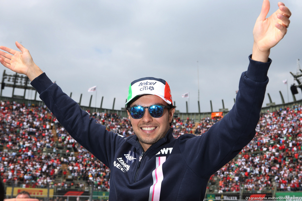 GP MESSICO, 28.10.2018 - Sergio Perez (MEX) Racing Point Force India F1 VJM11